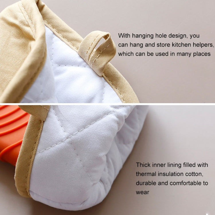 Thickened Silicone Gloves Household Microwave Oven Anti-Scald Insulation Glove(Lake Blue) - Insulation by PMC TechLife | Online Shopping South Africa | PMC TechLife