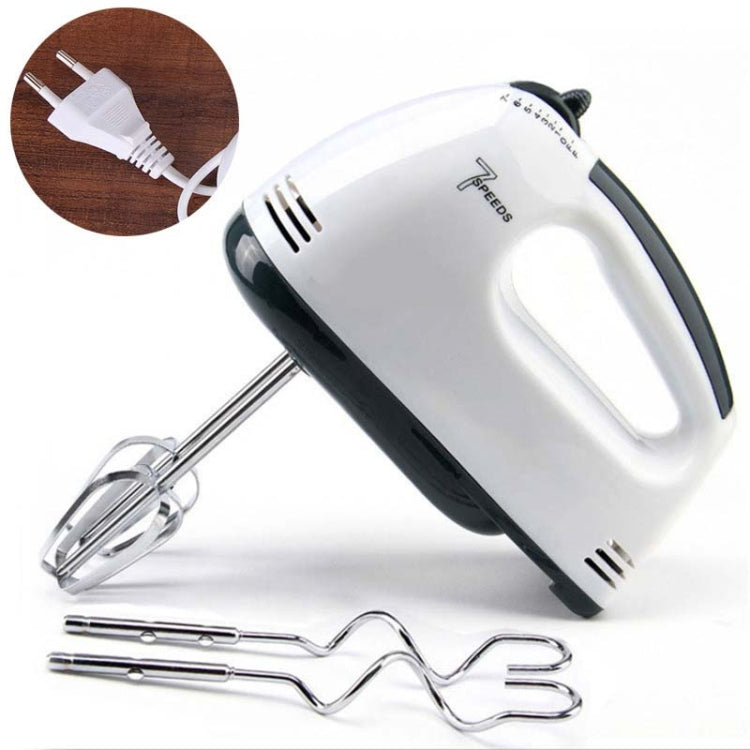Whisk Electric Household Mini Whisk Baking Small Whipped Cream Machine, Specification:EU Plug+4 Stirring Rods - Stirrer & Squeezer by PMC TechLife | Online Shopping South Africa | PMC TechLife