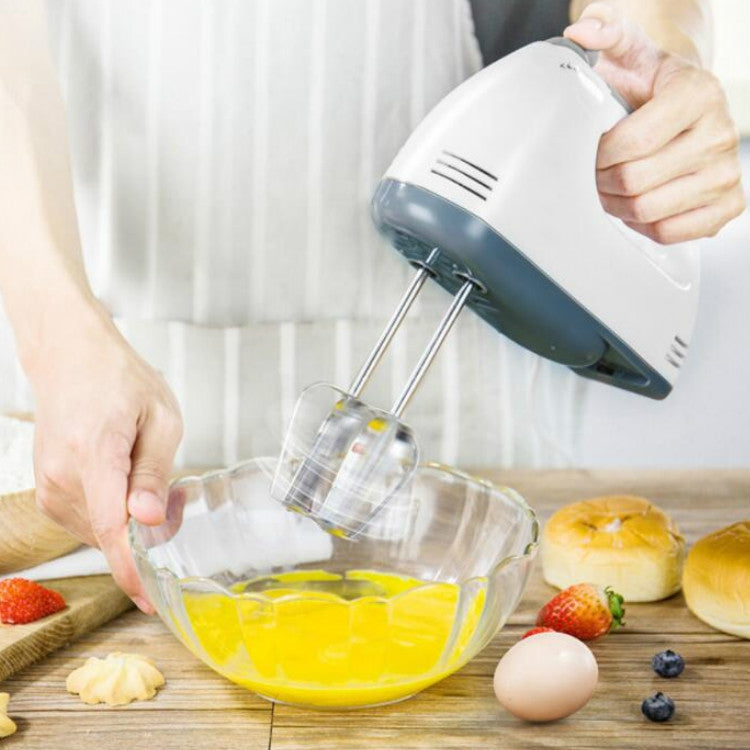Whisk Electric Household Mini Whisk Baking Small Whipped Cream Machine, Specification:EU Plug+4 Stirring Rods - Stirrer & Squeezer by PMC TechLife | Online Shopping South Africa | PMC TechLife