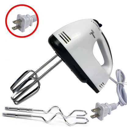 Whisk Electric Household Mini Whisk Baking Small Whipped Cream Machine, Specification:US Plug+4 Stirring Rods - Stirrer & Squeezer by PMC Jewellery | Online Shopping South Africa | PMC Jewellery