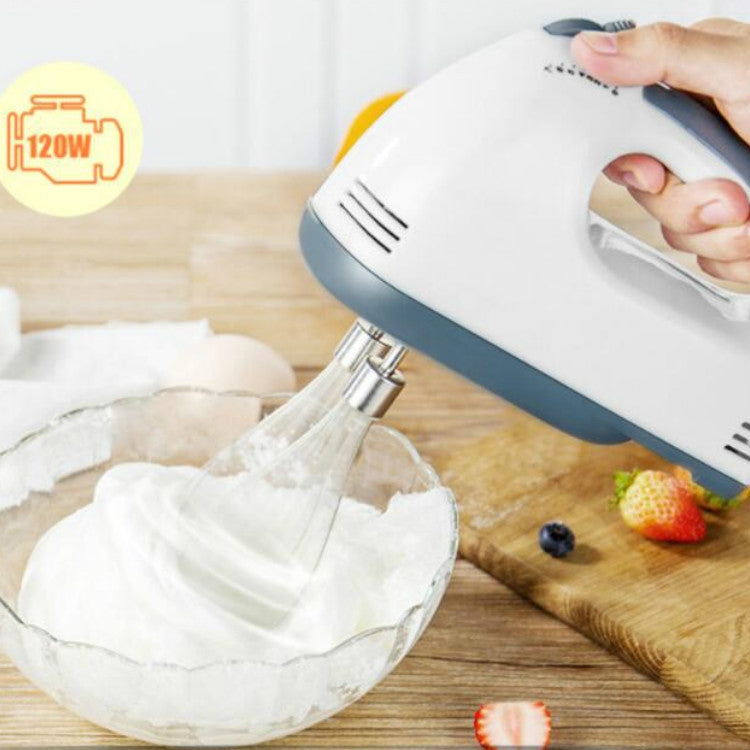 Whisk Electric Household Mini Whisk Baking Small Whipped Cream Machine, Specification:UK Plug+4 Stirring Rods - Stirrer & Squeezer by PMC TechLife | Online Shopping South Africa | PMC TechLife