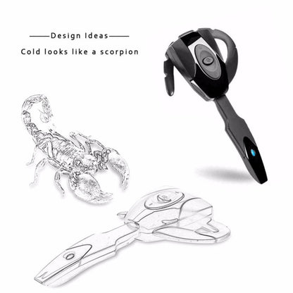 PS3 Bluetooth 5.0 Scorpion Unilateral Hanging Ear Bluetooth Earphone Black Hole Headset - Bluetooth Earphone by PMC Jewellery | Online Shopping South Africa | PMC Jewellery