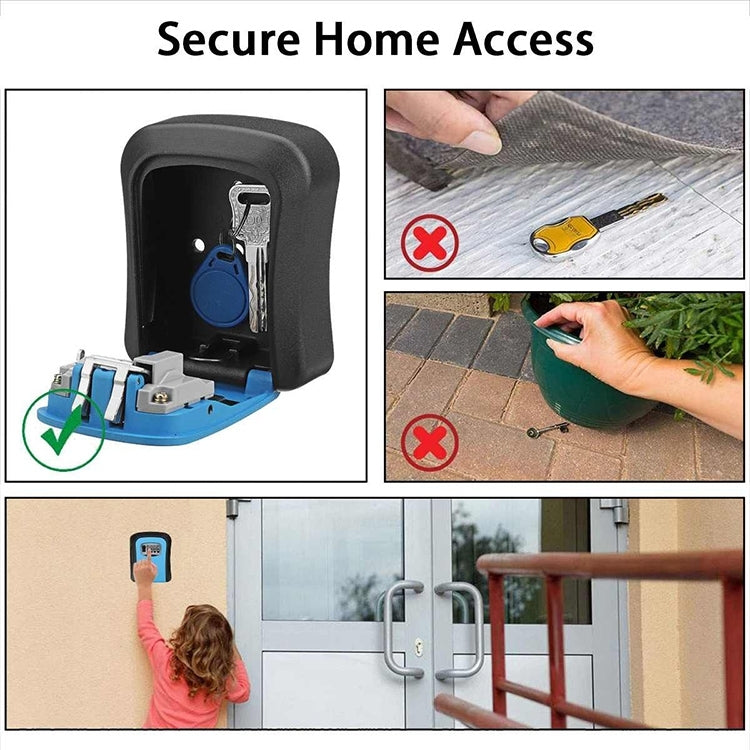 HG2 Arc Wall Mounted Password Key Box(Blue) - Safety Box by PMC TechLife | Online Shopping South Africa | PMC TechLife | Buy Now Pay Later Mobicred