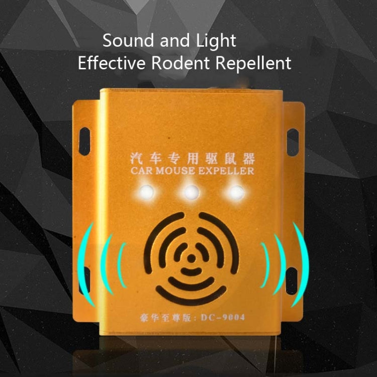 Car Mouse Repeller Ultrasonic Electronic Car Mouse Repeller Sound And Light Combined Mouse And Insect Repeller(Gold) - Others by PMC TechLife | Online Shopping South Africa | PMC TechLife | Buy Now Pay Later Mobicred