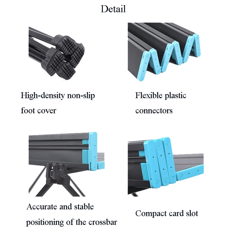 Outdoor Aluminum Alloy Folding Table Camping Picnic Portable Folding Table Barbecue Table Stall Small Dining Table, Size:Large - Outdoor Folding Tables by PMC TechLife | Online Shopping South Africa | PMC TechLife | Buy Now Pay Later Mobicred