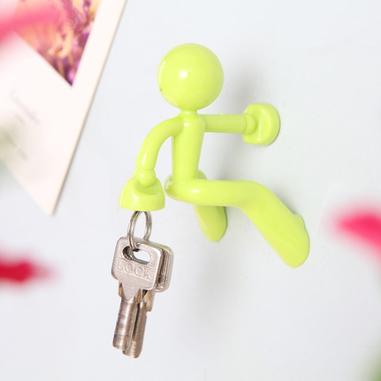 2 PCS Cute Humanoid Strong Magnet Key Hanger Multifunctional Magnetic Refrigerator Magnet, Random Color Delivery - Fridge Magnets by PMC Jewellery | Online Shopping South Africa | PMC Jewellery