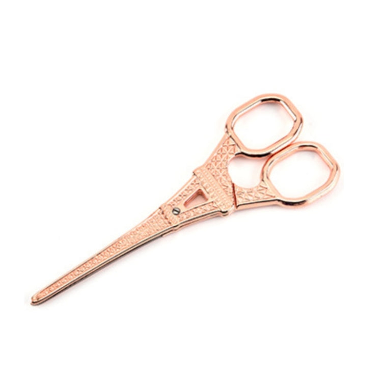 Stainless Steel Eiffel Tower Scissors Handmade Thread Tea Bag Scissors(Rose Gold) - free shipping - PMC TechLife - Order now!