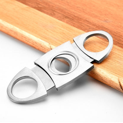 Stainless Steel Cigar Scissors Smoking Accessories Cutting Tools Metal Cigar Scissors - Cigarette Box & Ashtrays by PMC Jewellery | Online Shopping South Africa | PMC Jewellery