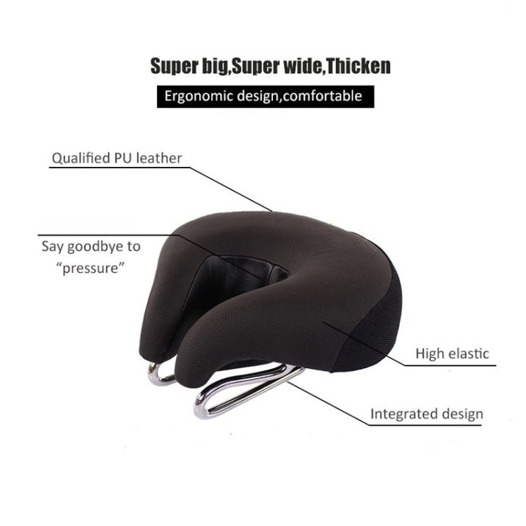Noseless Bicycle Saddle Mountain Bike Thickened  Soft Cushion(Red) - Bicycle Saddle by PMC TechLife | Online Shopping South Africa | PMC TechLife