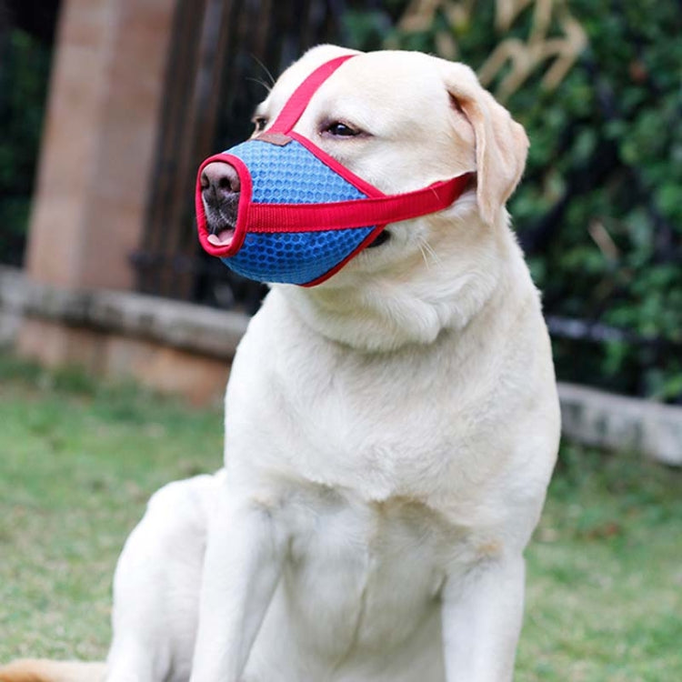 Doglemi Dog Muzzle Pet Supplies Breathable Bark Stopper Muzzle Dog Mouth Cover, Specification: M(Red) - Mouth Cover by Doglemi | Online Shopping South Africa | PMC Jewellery