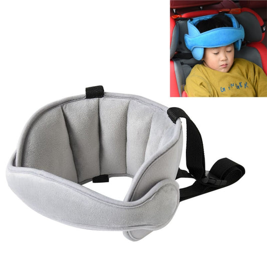 Child Car Seat Head Support Comfortable Safe Sleep Solution Pillows Neck Travel Stroller Soft Cushion(Grey) - Seat Belts & Padding by PMC Jewellery | Online Shopping South Africa | PMC Jewellery
