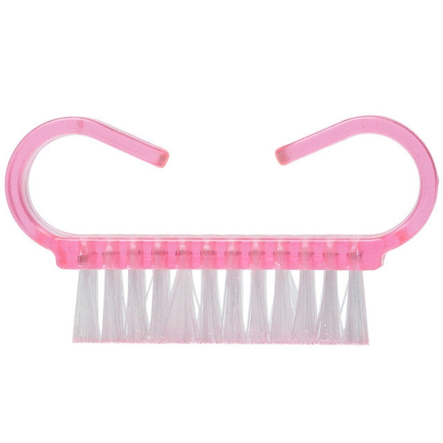 10 PCS Cleaning Brush Tools Nail Art Care Manicure Pedicure Remove Dust Small Angle Clean Brushes(Pink) - Nail Art Equipment by PMC TechLife | Online Shopping South Africa | PMC TechLife