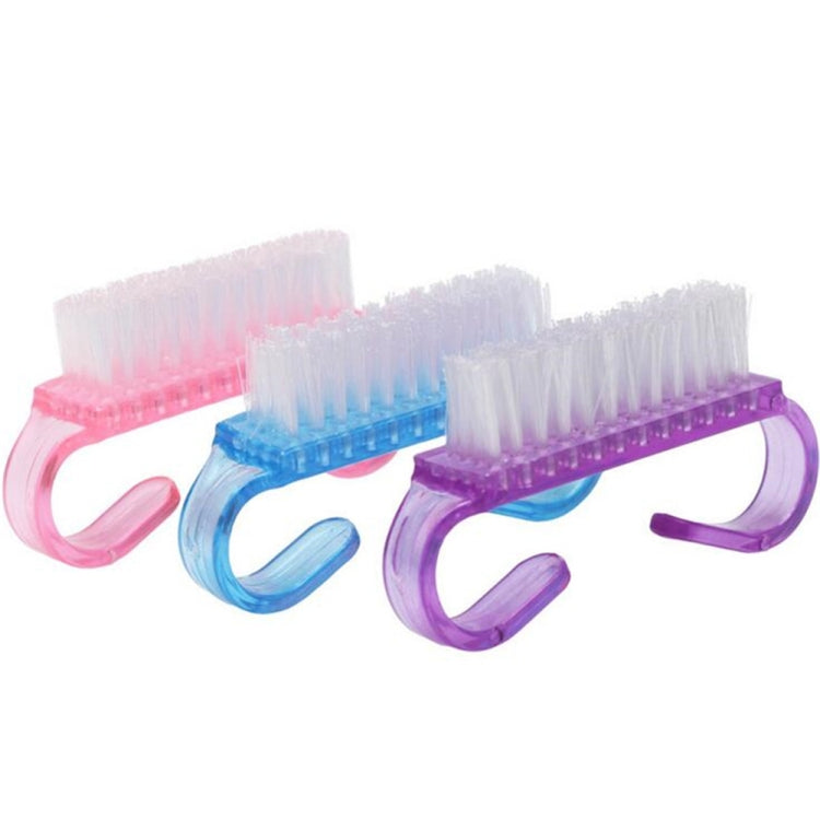 10 PCS Cleaning Brush Tools Nail Art Care Manicure Pedicure Remove Dust Small Angle Clean Brushes(Pink) - Nail Art Equipment by PMC TechLife | Online Shopping South Africa | PMC TechLife