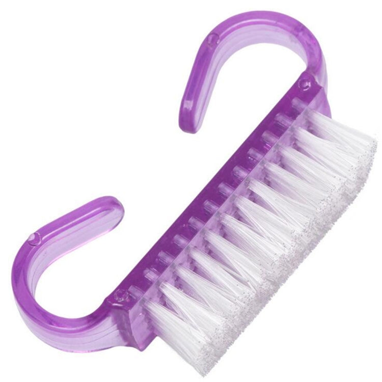 10 PCS Cleaning Brush Tools Nail Art Care Manicure Pedicure Remove Dust Small Angle Clean Brushes(Purple) - Nail Art Equipment by PMC TechLife | Online Shopping South Africa | PMC TechLife