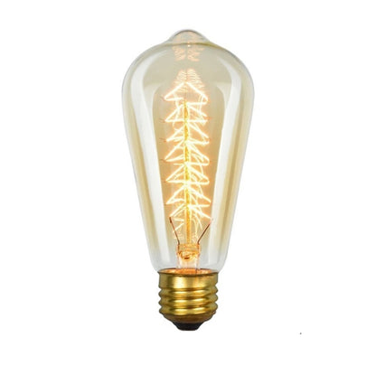 E27 40W Retro Edison Light Bulb Filament Vintage Ampoule Incandescent Bulb, AC 220V(ST64 Christmas tree) - Retro Lights by PMC Jewellery | Online Shopping South Africa | PMC Jewellery