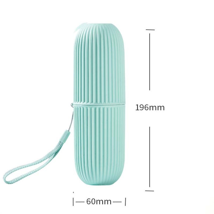 1pc Simple Travel Washing Cup Portable Toothbrush Storage Box Multifunctional Brushing Cup(Gray) - Storage Boxes by PMC TechLife | Online Shopping South Africa | PMC TechLife | Buy Now Pay Later Mobicred