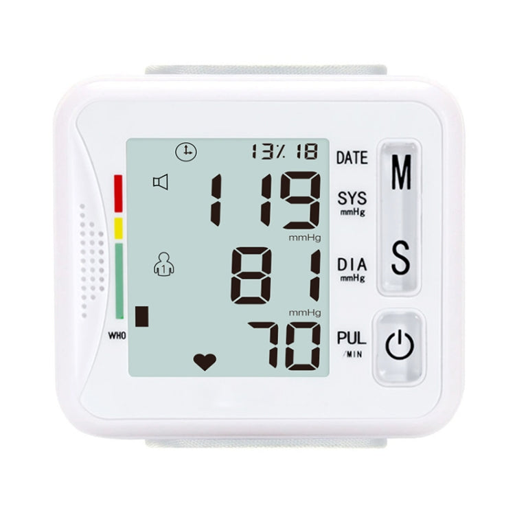 KWL-W01 Home Automatic Smart Wrist Electronic Sphygmomanometer, Style: English Without Voice(White) - Sphygmomanometer by PMC TechLife | Online Shopping South Africa | PMC TechLife