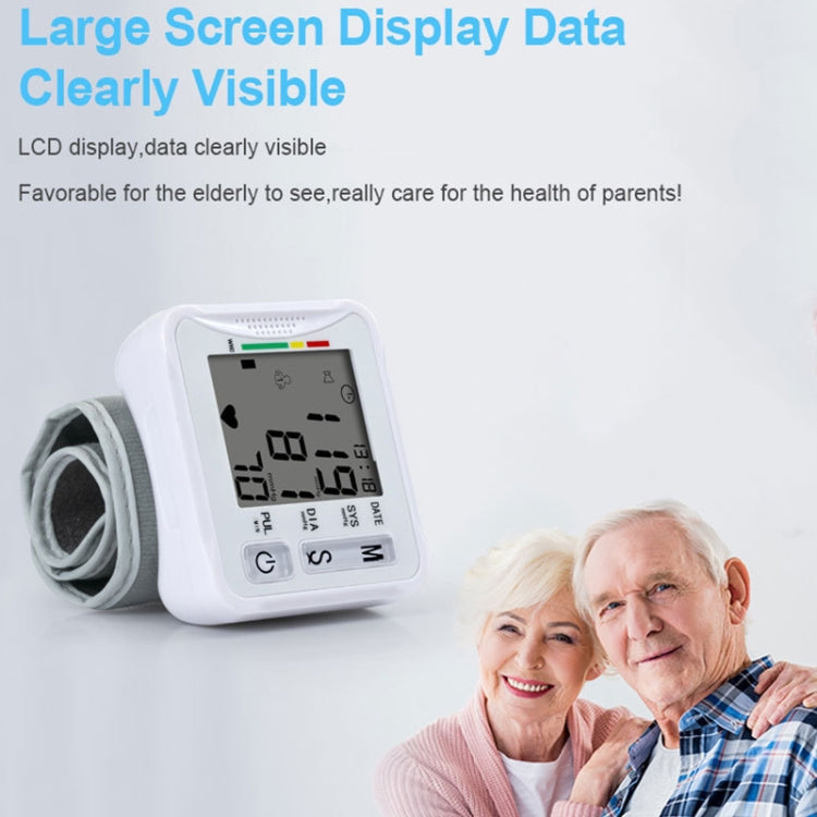 KWL-W01 Home Automatic Smart Wrist Electronic Sphygmomanometer, Style: English Without Voice(White) - Sphygmomanometer by PMC TechLife | Online Shopping South Africa | PMC TechLife