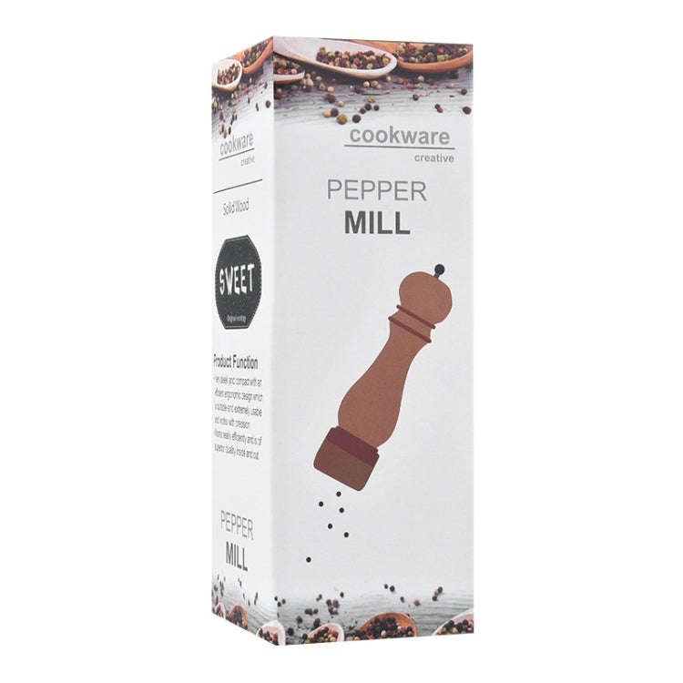 Acrylic Transparent Pepper Grinder Manual Pepper Grinder Ceramic Core Multi-Purpose Seasoning Bottle, Specification: 5 Inch - Stirrer & Squeezer by PMC TechLife | Online Shopping South Africa | PMC TechLife