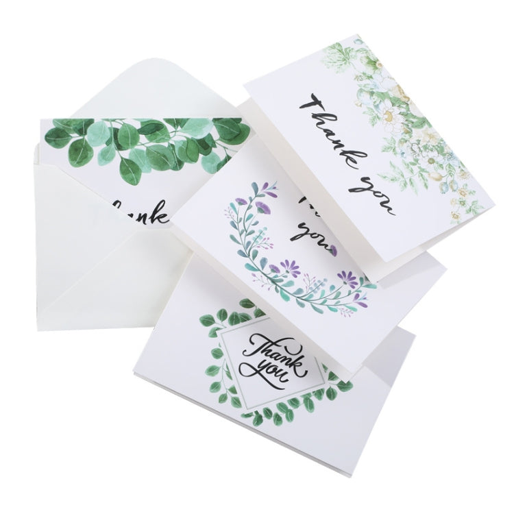 6pcs / Set Thank You Card Creative Half-Fold Greeting Card with Envelope - Envelopes by PMC Jewellery | Online Shopping South Africa | PMC Jewellery