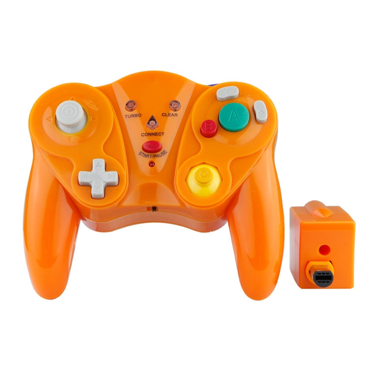 HY-5201 2.4HGz Wireless Gamepad For Nintendo NGC, Color of the product: Orange - Gamepads by PMC Jewellery | Online Shopping South Africa | PMC Jewellery