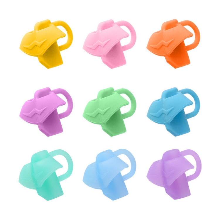 10pcs Children Calligraphy Posture Correction Grip Pen Tool Silicone Three-Finger Pencil Case, Random Colour Delivery - Corrector by PMC TechLife | Online Shopping South Africa | PMC TechLife