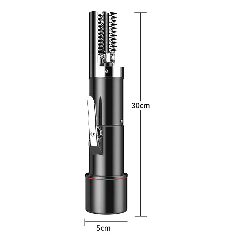 Electric Fish Scale Scraper Household Automatic Wireless Scraping Tool CN Plug Black Single Battery+Cutter Head - free shipping - PMC TechLife - Order now!