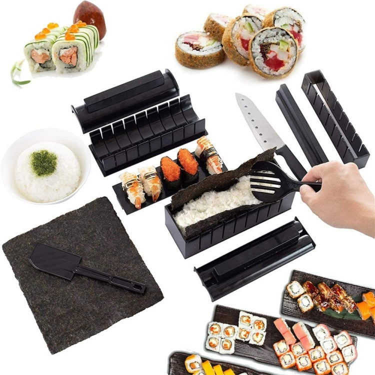 11 in 1 Sushi Mold With Sushi Knife Rice Ball Mold DIY Home Creative Sushi Roll Set - Food Molds by PMC Jewellery | Online Shopping South Africa | PMC Jewellery