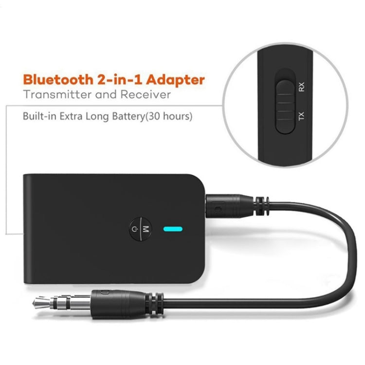 BT-6 2 In 1 Receiver & Transmitter Bluetooth 5.0 Audio Adapter - free shipping - PMC TechLife - Order now!
