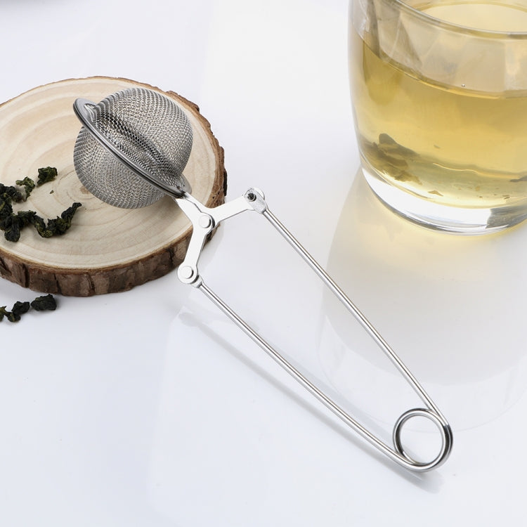 2 PCS Stainless Steel Sphere Mesh Tea Strainer Coffee Herb Spice Filter Tea Infuser - Tea Strainers by PMC Jewellery | Online Shopping South Africa | PMC Jewellery