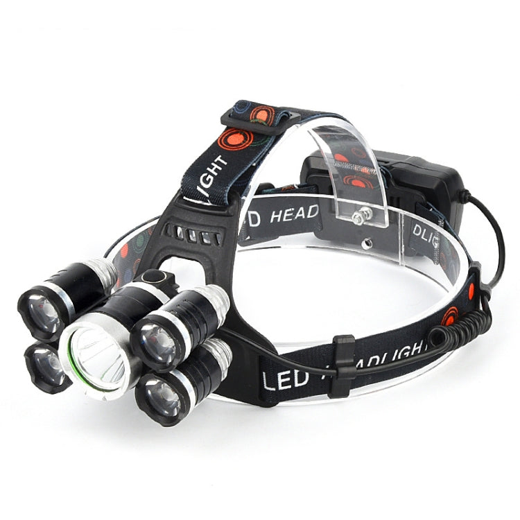 Outdoor Glare Rechargeable LED Headlight High Power Outdoor Lighting Fishing Light, Style: Zoom (With Batteries And USB Cable) - Headlamp by PMC Jewellery | Online Shopping South Africa | PMC Jewellery