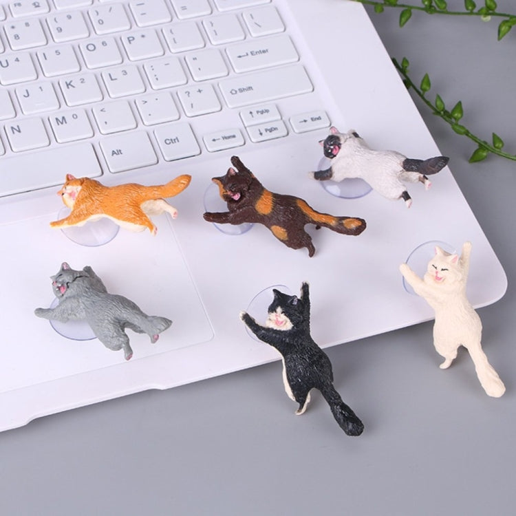 60 PCS Sucker Design Cute Cat Smartphone Holder(Orange) - Desktop Holder by PMC TechLife | Online Shopping South Africa | PMC TechLife