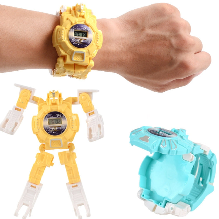 3 PCS Children Electronic Watch Cartoon Deformation Robot Toy Watch(Pink) - Electronic Pets by PMC Jewellery | Online Shopping South Africa | PMC Jewellery