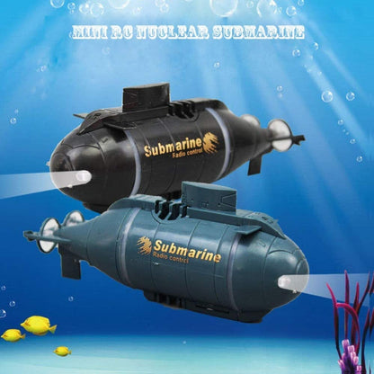 Children 2.4G Electric Six-Way Mini Submarine Model Boy Playing In Water Remote Control Boat Nuclear Submarine(Blue) - RC Boats by PMC Jewellery | Online Shopping South Africa | PMC Jewellery