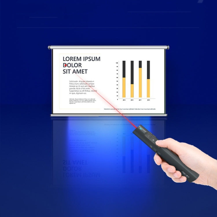 Deli 2.4G Flip Pen Business Presentation Remote Control Pen, Model: 2801G Black (Green Light) -  by Deli | Online Shopping South Africa | PMC TechLife | Buy Now Pay Later Mobicred