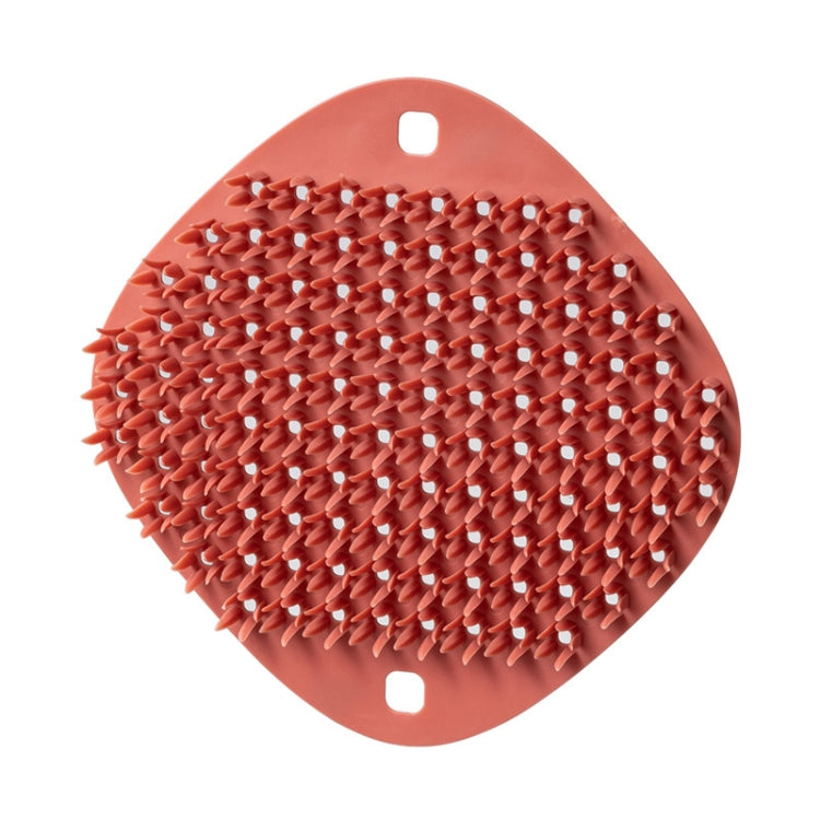 2 PCS Multifunctional Silicone Cleaning Brush Non-Oily Kitchen Cleaning Scouring Pad(Honey Bud Red) - Cleaning Tools by PMC TechLife | Online Shopping South Africa | PMC TechLife