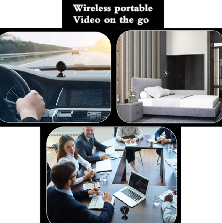 A12 Mini 1080P 5GHz Wireless WiFi Security Camera Night Vision Remote Home Small Surveillance Camera(Matte Black) - Mini Camera by PMC TechLife | Online Shopping South Africa | PMC TechLife