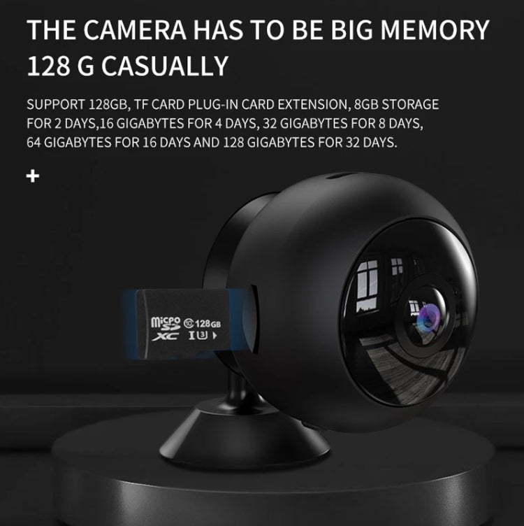 A12 Mini 1080P 5GHz Wireless WiFi Security Camera Night Vision Remote Home Small Surveillance Camera(Matte Black) - Mini Camera by PMC TechLife | Online Shopping South Africa | PMC TechLife