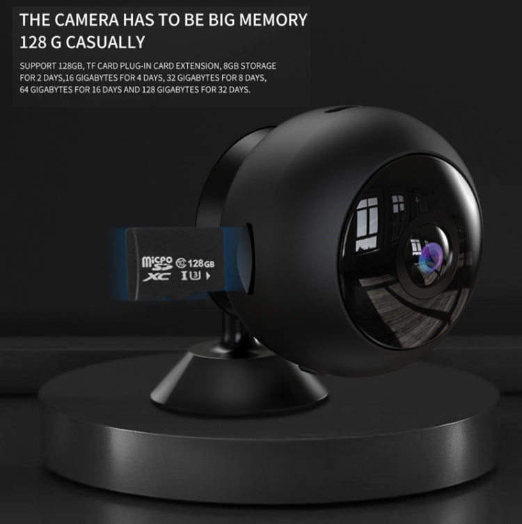 A12 Mini 1080P 5GHz Wireless WiFi Security Camera Night Vision Remote Home Small Surveillance Camera(Matte Black) - Mini Camera by PMC TechLife | Online Shopping South Africa | PMC TechLife