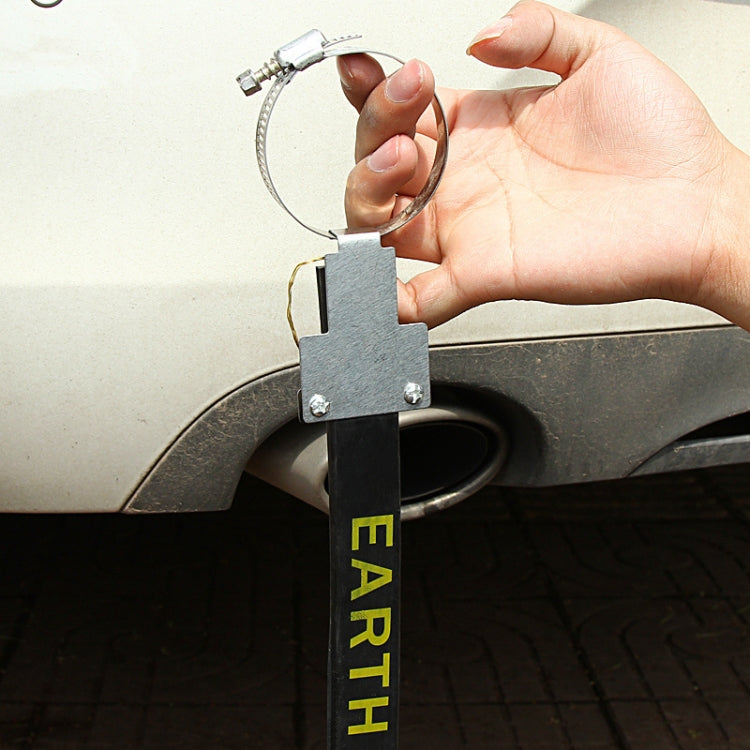 2 PCS P116 Car Electrostatic Belt Eliminator Hanging Grounding Chain Metal Rubber Static Eliminator, Specification: Cars(Black) - Static Belt by PMC TechLife | Online Shopping South Africa | PMC TechLife