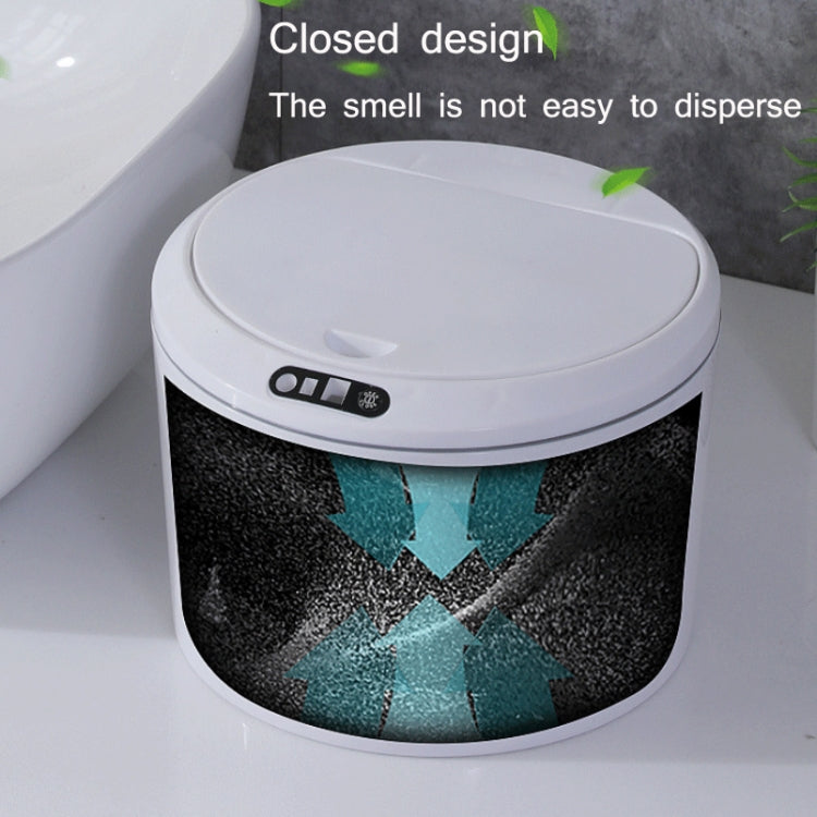 EXPED SMART Desktop Smart Induction Electric Storage Box Car Office Trash Can, Specification: 3L Battery Version (White) - free shipping - PMC TechLife - Order now!