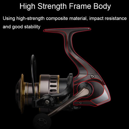 All Metal Rocker Arm Smooth Fishing Reel Spinning Reel, Spec: HE-7000 (EVA Grip) - Fishing Reels by PMC Jewellery | Online Shopping South Africa | PMC Jewellery