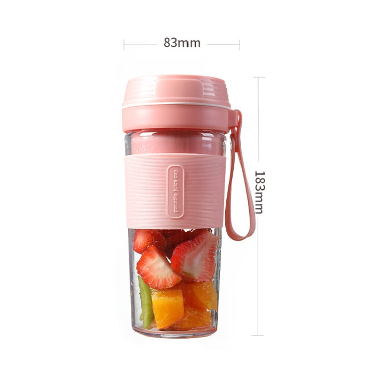 FS1300 Mini Juicer Home Portable Cooking Machine Student Juice Cup Juicer, Colour: Cherry Blossom Double Blade - free shipping - PMC TechLife - Order now!