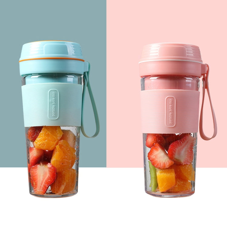 FS1300 Mini Juicer Home Portable Cooking Machine Student Juice Cup Juicer, Colour: Gem Blue Four Blade - Electric juicers by PMC TechLife | Online Shopping South Africa | PMC TechLife