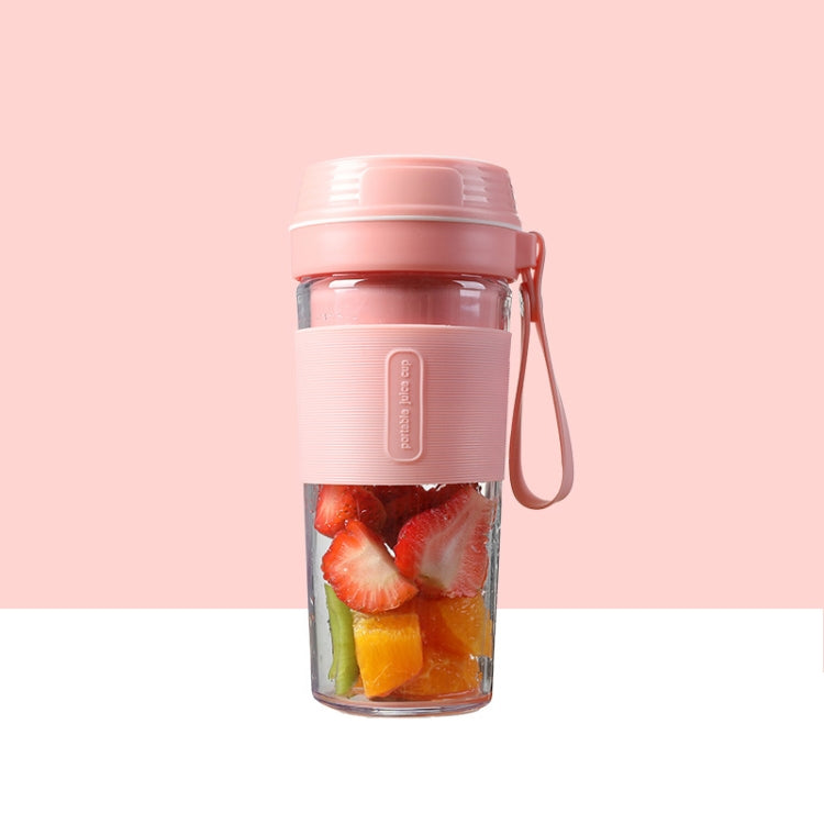 FS1300 Mini Juicer Home Portable Cooking Machine Student Juice Cup Juicer, Colour: Cherry Blossom Four  Blade - Electric juicers by PMC TechLife | Online Shopping South Africa | PMC TechLife