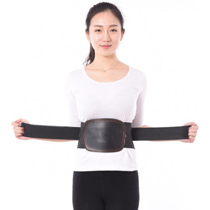 Steel Plate Support And Fixation Leather Protection Waist Belt Lumbar Orthosis,Size: L  (86-94 cm) - Corrector by PMC Jewellery | Online Shopping South Africa | PMC Jewellery