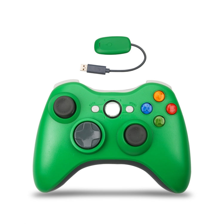 2.4G Wireless Game Controller For Xbox 360(Green) - Gamepad by PMC Jewellery | Online Shopping South Africa | PMC Jewellery