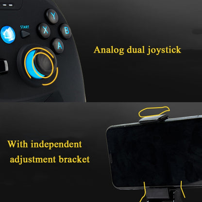 CX-X1  2.4GHz + Bluetooth 4.0 Wireless Game Controller Handle For Android / iOS / PC / PS3 Handle + Bracket+ Receiver (Blue) - Gamepads by PMC Jewellery | Online Shopping South Africa | PMC Jewellery