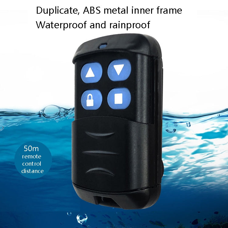 2 PCS Electric Roller Shutter Waterproof Copy Universal Remote Controller Garage Door Remote Control Key(433MHz) - Universal by PMC TechLife | Online Shopping South Africa | PMC TechLife
