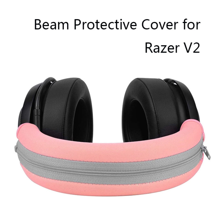 2 PCS Headset Sponge Case For Razer BlackShark V2/V2X/V2SE, Colour: Ellipse(Black Net Green Bottom) - Earmuff & Pad by PMC TechLife | Online Shopping South Africa | PMC TechLife